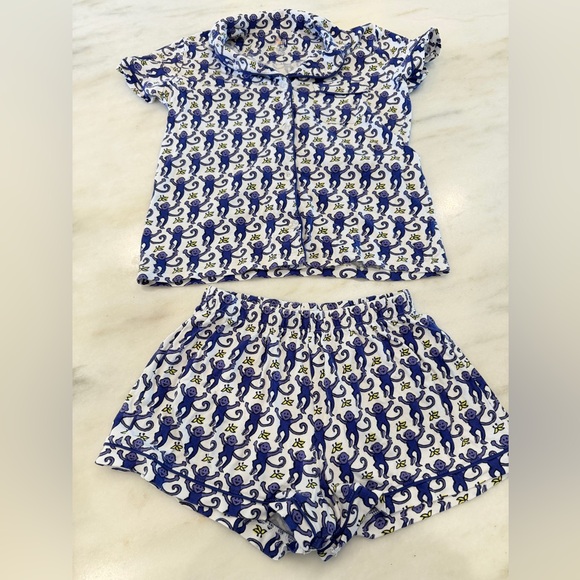 Roller Rabbit Other - Roller rabbit monkey pajamas xxs used